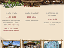 Tablet Screenshot of habakuky.eu